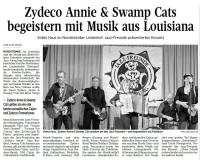 Zydeco Annie & Swamp Cats begeistern mit Musik aus Louisiana